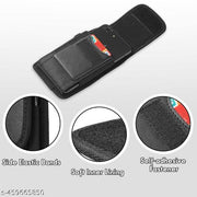 Mobile Pouch for Men, Mobile Bag Waist Pouch Belt Mobile Pouch Phone Case Mobile Belt Pouches for Xiaomi Redmi Samsung iPhone(6.8'' Black)