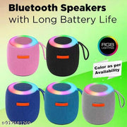 Mini Bass Boust Wireless Speaker – Bluetooth Speaker 3D with Loud Stereo Sound, Portable Wireless Bluetooth SPK, Compact Powerr in Your Hand (Assorted Colours)
