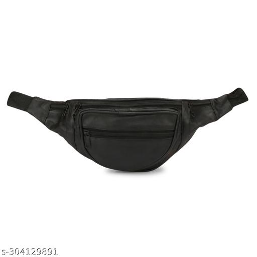 Latest Unisex Genuine Leather Waist Pouch Bag with Adjustable Length Leather Waist/Fanny Bag