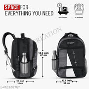 Spacy comfortable 4th to 10th class casual school bags Waterproof college Bag 35 L Laptop Backpack