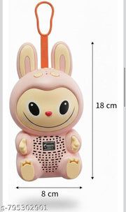 Wireless Bluetooth Mini Cartoon Speaker 8W | Portable Rechargeable | 15m Range | USB/TF | FM Radio | Movie/Music Mode (Labubu, Standard)