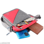 Znw-Enterprise-Sling-Bag-For-Men & Women-Polyester Bag-Adjustable Straps-Sling-Bag-Long & Strong Strap Spacious Design Easy Access Pockets Shoulder Strap Is Long Enough To Give To Trendy Casual Look.