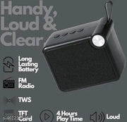 PORTABLE BLUETOOTH SPEAKER Dynamic Thunder Sound, 1200mAh Battery 5 WATT Bluetooth Speaker
