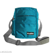 Stylish Padded Mini Sling Bag for Men and Women, Small Passport Travel Bag and Small Sling Bag With Water Bottle Pocket