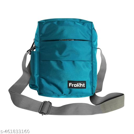 Stylish Padded Mini Sling Bag for Men and Women, Small Passport Travel Bag and Small Sling Bag With Water Bottle Pocket