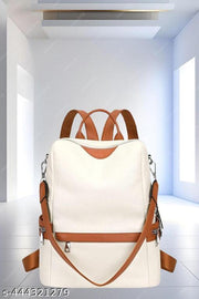 Bohobuzz Backpack Purse for Women Convertible Travel Vintage PU Leather Bag(Backpack,bag,backpack for women women bag fashion,stylish)