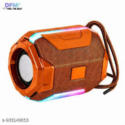 DPM Bluetooth Portable Speaker with RGB Glow Lights, High Bass Sound, 5W Output, USB TF FM Playback, Wireless Connectivity, Compact Design