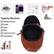 Crossbody Shoulder Backpack/Chest Sling Bag/One Side/Earphone -hole With Anti-theft World Speed Logo Sling Bag For Travel/ Office /Business/Messenger Purpose