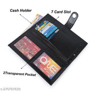 Regular fancy Women's Faux Leather with Zip Pocket, Multiple Card Holders and Pocket Wallet