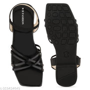 Women's Fancy Wedding Embroidery Kolhapuri Stylish Casual Flat Sandals, Ethnic Chappals for Party & Occasions