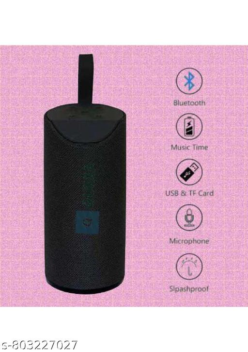 QUXXA TG-113 Best Bluetooth Wireless Speaker for DJ Party, Outdoor, Bedroom with Great Sound, Super Bass, Portable, Rechargeable Supports TF/USB/Pen Drive/AUX (Multi-Color) (Multicolor)