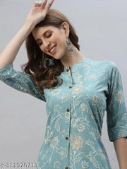 Elevate your wardrobe with our exquisite Blue and White Printed Kurta  a perfect blend of traditional elegance and contemporary style