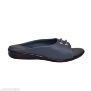 New glow walk women flat sandal and girls stylish flip flops grey