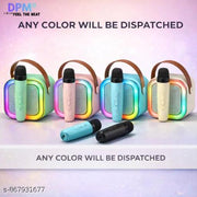 DPM Portable Party Speaker with Wireless Mic, USB TF AUX Support, High Bass