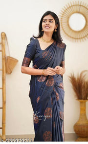 Soft Banarasi Premium Silk Saree new fancy banarasi saree with fancy blouse piece