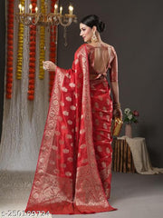 Premium Banarasi Organza Saree