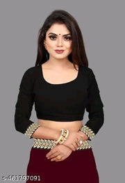 Solid/Plain Daily Wear Georgette Saree