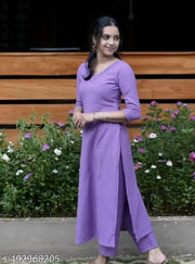 New Purple Kurta and Pent