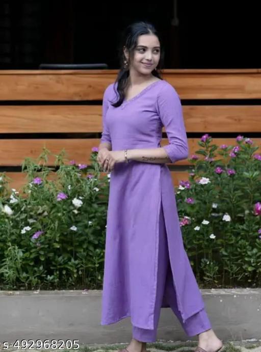 New Purple Kurta and Pent