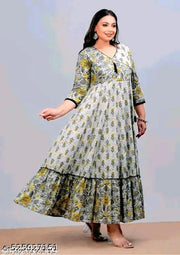 Umbrella Kurti Grey