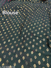 Designer Foil Print Saree in Crepe Georgette with Contrast Piping & Cute Kite Design