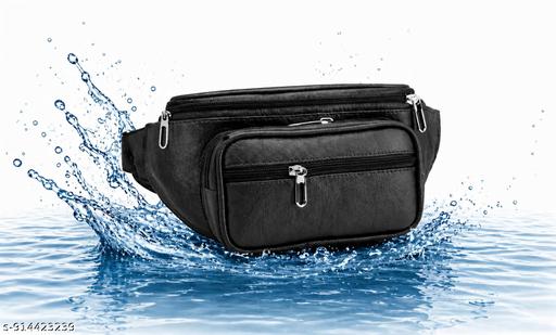 Latest Men Women Leather Waist Pack Travel Bags For Moneyy| Belt| Cards |Mobile| Documents| Kit| Books and Bills Dairy Pouch Cross Side Bag For Men Women .With Belt Stylish Small Luggage Accessories Bag I Waist Bags I Fanny pack.