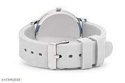 Black Case Designers Wrist Watches For Boy And Men Analog Watch - For Boys New Designers Stylish Dial Rubbers Strap Analog Wrist Watches For Boy And Men