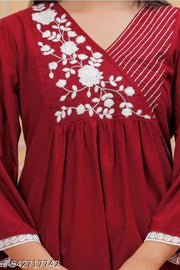 Short kurtis and different variant & colour s embroidery work designer kurtis beautiful short kurtis