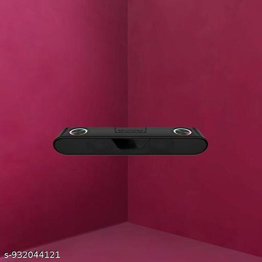 Portable Bluetooth Speaker, 16 Watts, Upto 8h Backup, Dual Drivers + Dual Passive Radiators, Call Function, Bluetooth v5.3 | USB | mSD| AUX, TWS, RGB LED