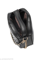 Chain Handle Sling Bag For Girls