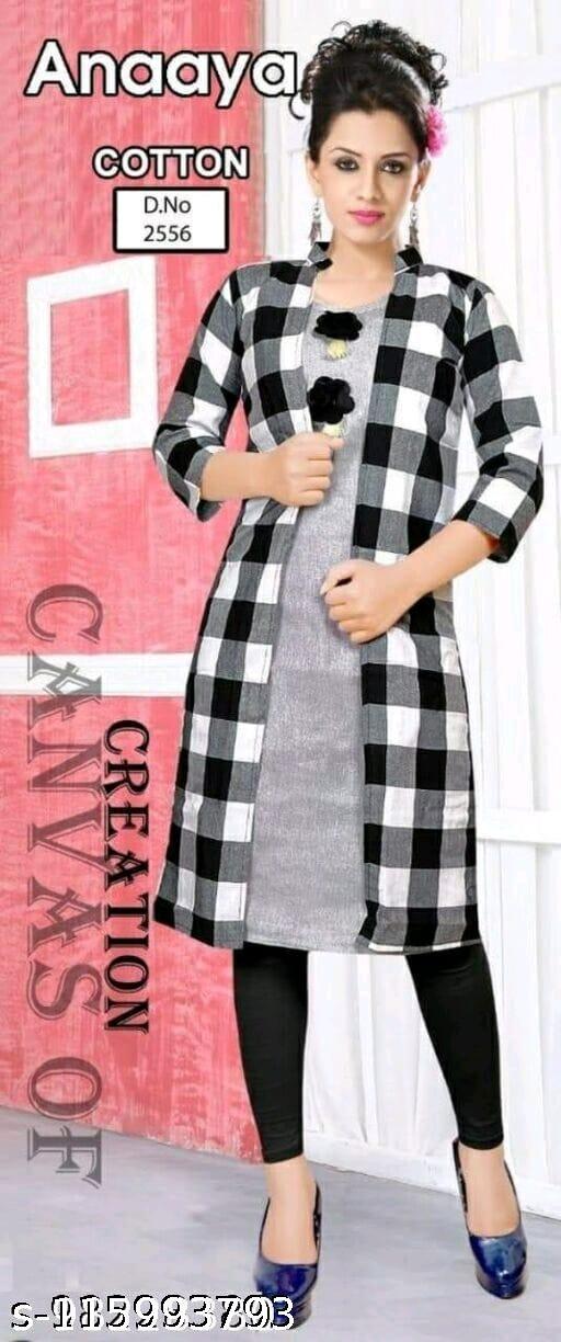 WOMAN COTTTAN KOTY STYLE KURTI