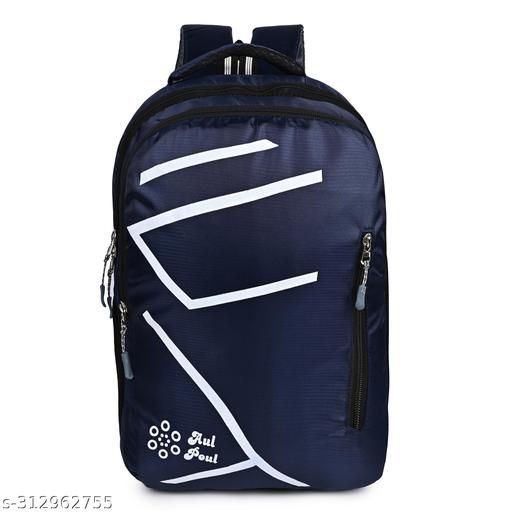 aul poul navy blue laptop bag for boys and girls casual bag