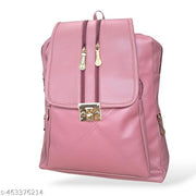 Backpack for Girls Women PU Leather Travel Bags Pithu Bag (LDPT02P)
