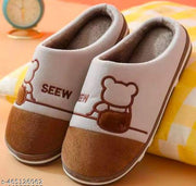 Winter Warm Slippers and Carpet Slippers For Women  Home Fluffy Furry Slippers New Fashion Soft Plush Platform Non Slip Bedroom Slides Multicolour 1 Pair || Flip-flops & Slider || unisex boys & Girls ||
