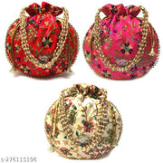 Foxtree Trendy Gorgeous Women's Designer Potli Bag
