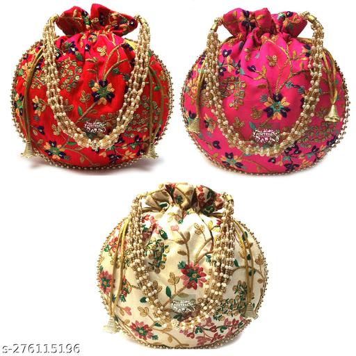 Foxtree Trendy Gorgeous Women's Designer Potli Bag
