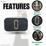 Graceful Stylish Women Slingbags ( Black)