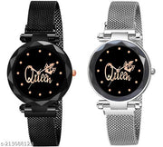 New stylish Analogue Combo of 5 Woman's & Girl'S Watch Family Pack Combo(2)