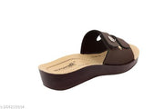 Aerowalk Women Casual Slipper 0402_BROWN