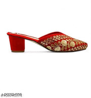 Heel red bell wedding