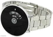 Bolun Black Dial Stainless Still Strap Couple Watch For Boys And Girls Analog Watch