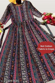Polyster/Crepe fabric-gown