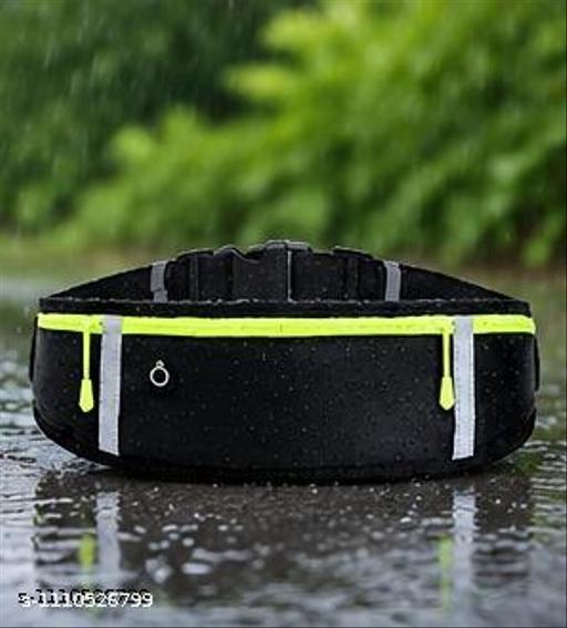 Running Belt Waist Pack Bag, Workout Gear, 3 Pockets Gym Fitness Fanny Pack for Phone, Cell Phone Holder for Running, Jogging Pocket Belt for Women & Men, Running Accessories