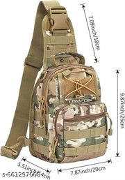 Tactical Sling Backpack – Military Shoulder Bag EDC Chest Pack for Hiking, Camping, Outdoor Sports – Water-Resistant & Compact Gear Bag