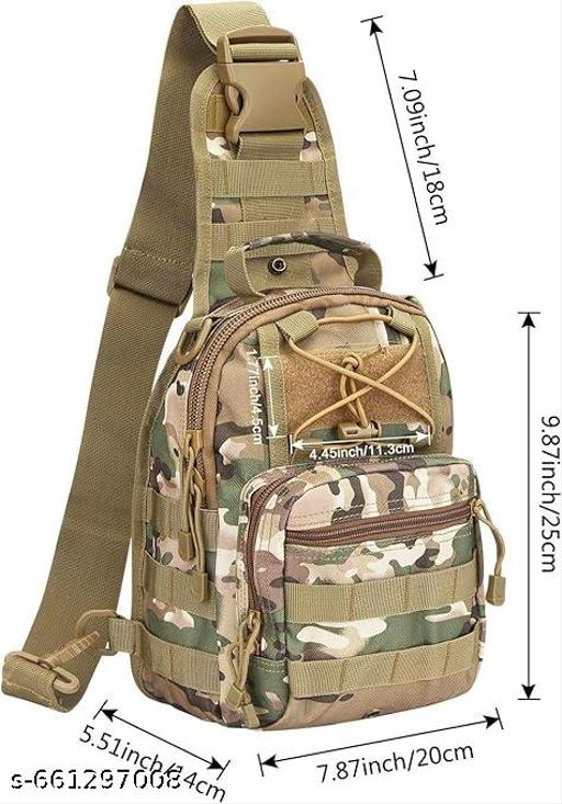 Tactical Sling Backpack – Military Shoulder Bag EDC Chest Pack for Hiking, Camping, Outdoor Sports – Water-Resistant & Compact Gear Bag