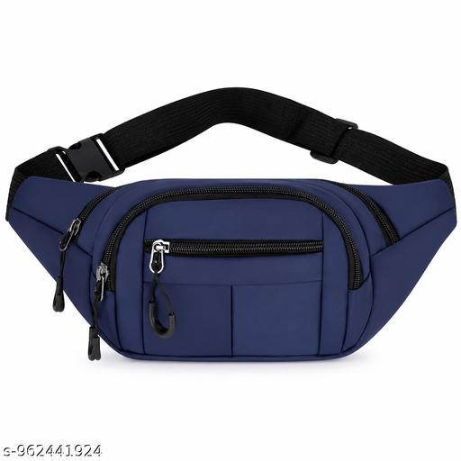 Waist Bag – Large Crossbody Fanny Pack for Men & Women Waist bag  (Blue))