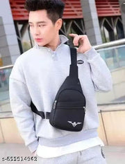 unisex cross body bag black