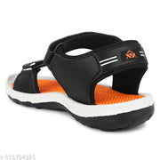 XDOX Men Black Casual Sandal