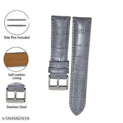 22mm Blue 8 Colors Leather Watch Band, Genuine Leather Replacement Wrist Strap for Men & Smart Watch for All 22mm