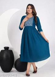 SONAM New Embroidery Design Anarkali Kurti For Women